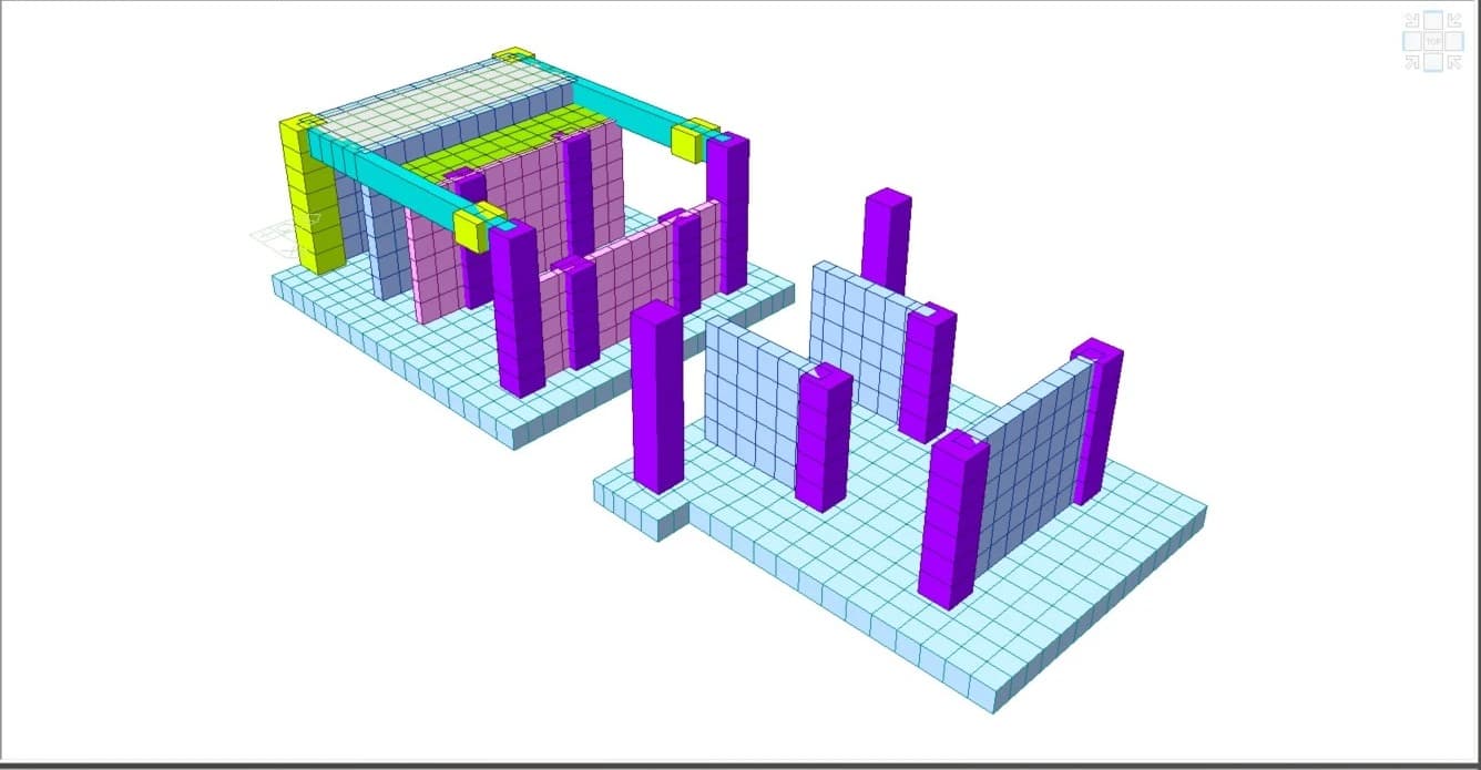 Modelo estructural de muros de concreto en software de análisis